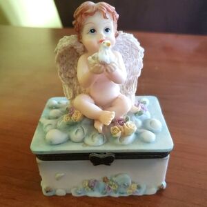 Angel Trinket Keepsake box